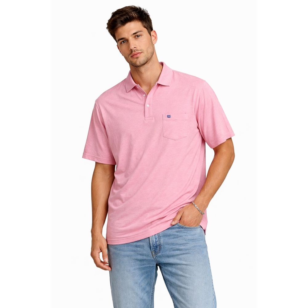 B. Draddy Men's Striped Peruvian Pima Cotton Stretch Golf‎ Polo Shirt - Size M
